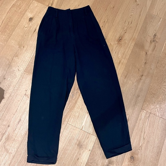 Crisca by Escada Vintage high waisted balloon style pants size 36 blue - Picture 3 of 11